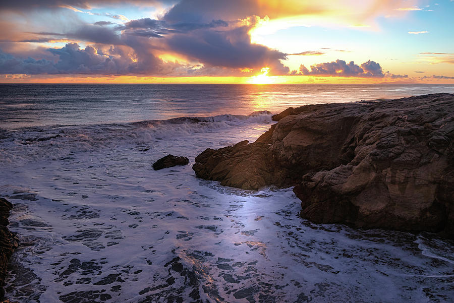 Colorful Coastal Sunset After the Storm Photograph by Matthew DeGrushe