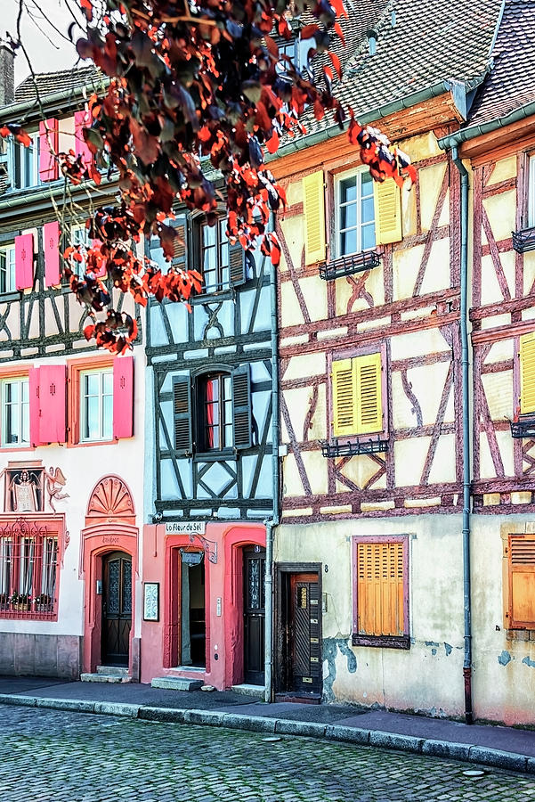 Architecture Photograph - Colorful Colmar by Manjik Pictures
