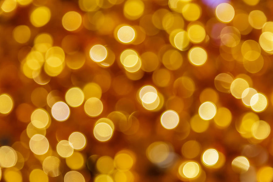 Colorful Color Lights Bokeh Blur Background, Christmas Photograph
