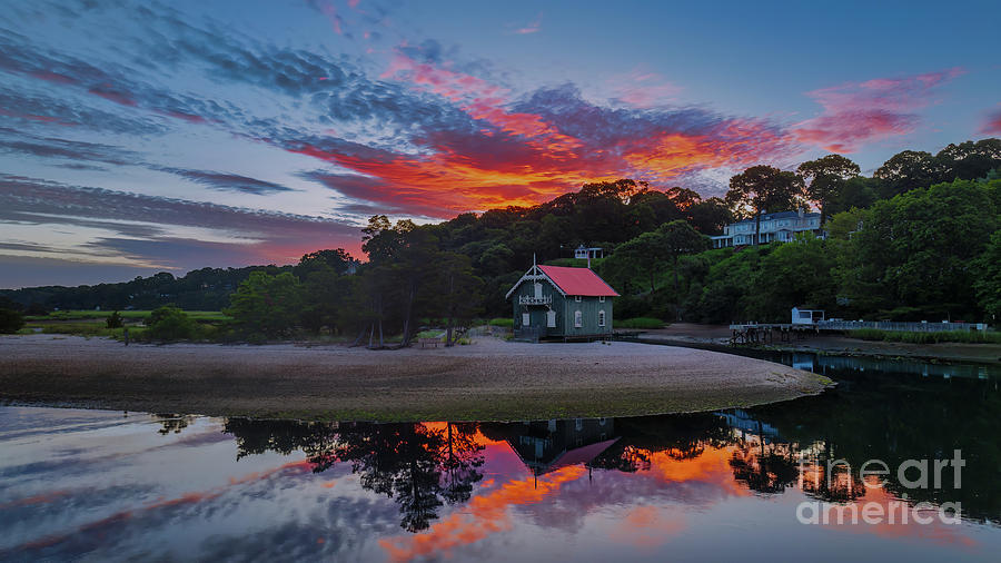 Colorful Cottage Sunrise Photograph by Sean Mills