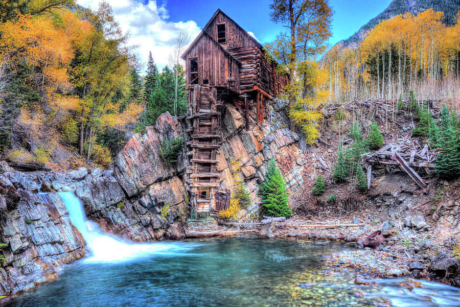 Colorful Crystal Mill Photograph by JC Findley