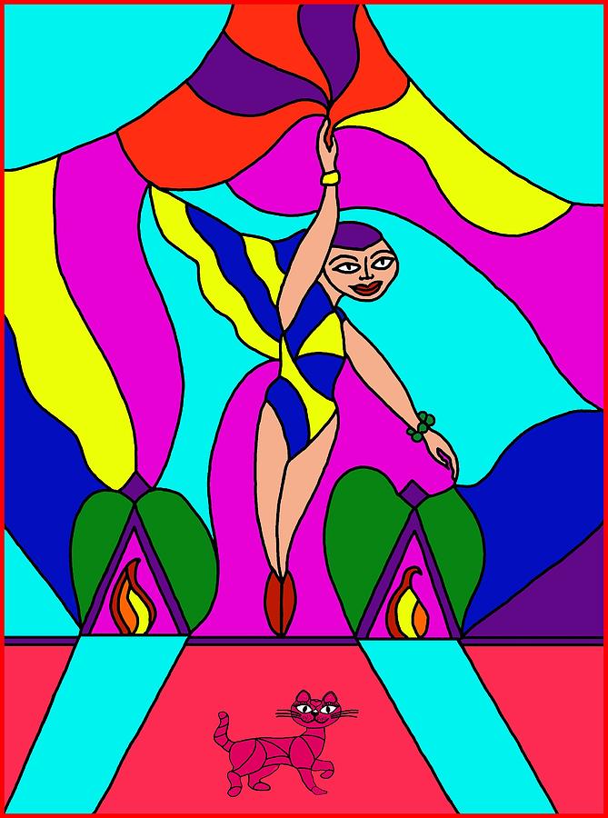 Colorful dancer Digital Art by Laura Smith