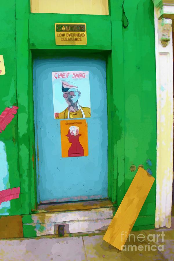 Colorful Door with Artwork Photograph by Katherine Erickson