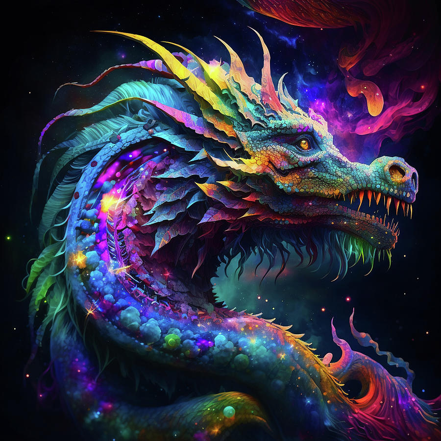 Colorful Dragon Digital Art by Kailooma X TheDol - Fine Art America