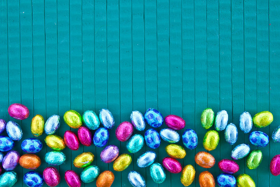 Colorful easter eggs Photograph by Picalotta