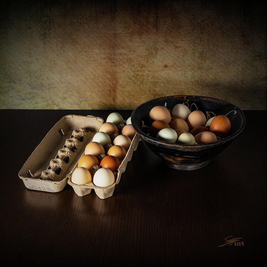  Colorful Eggs Digital Art by Rick Stringer