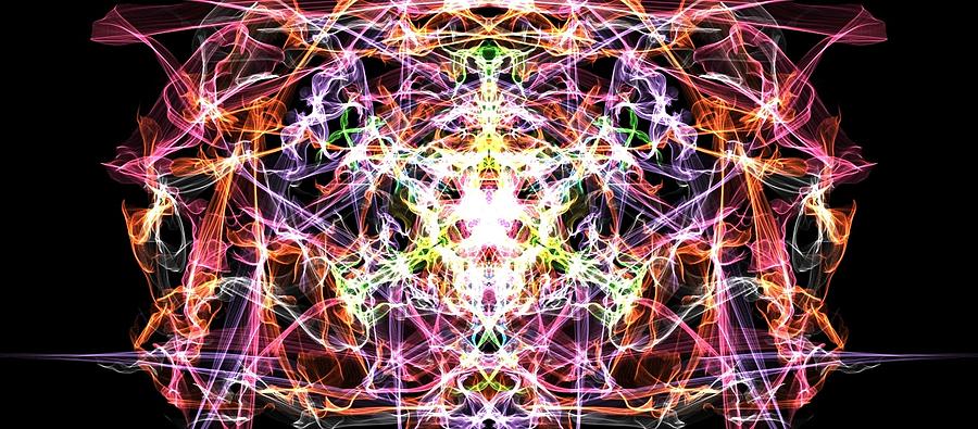 Colorful Energy Digital Art by Adam -