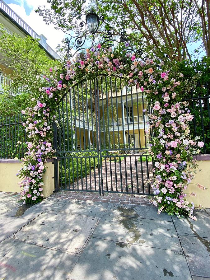 Flower Photograph - Colorful Entrance by Matt Woolsey
