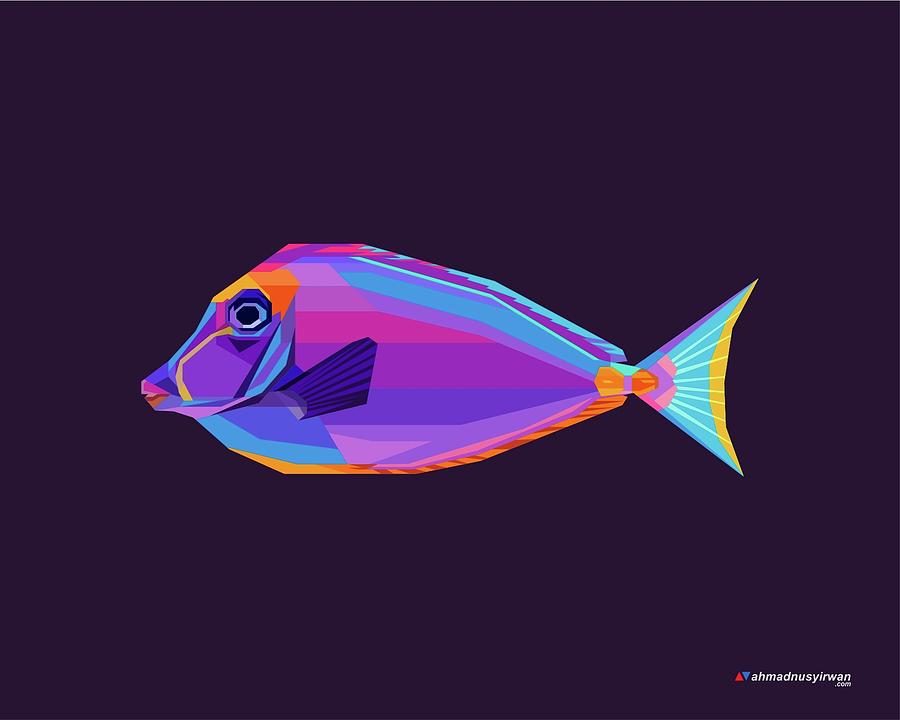 Colorful Fish 002 Digital Art