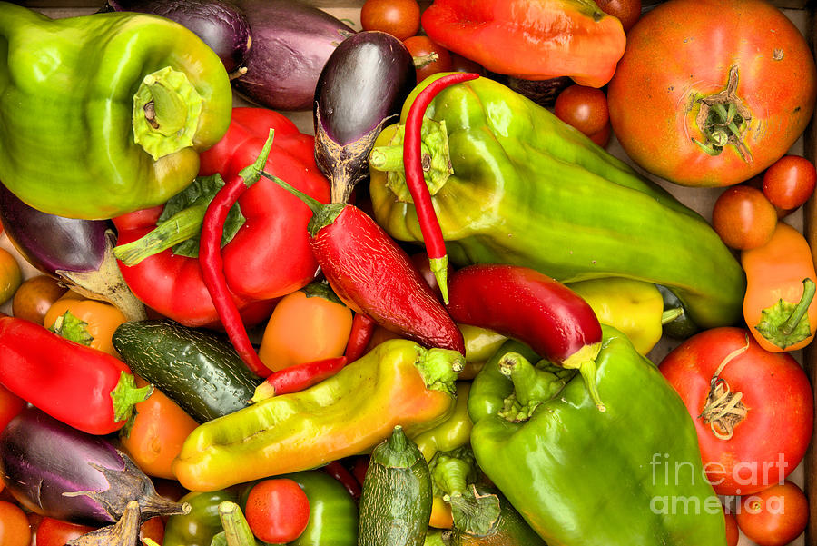 Colorful Garden Harvest Mix Photograph by Adam Jewell