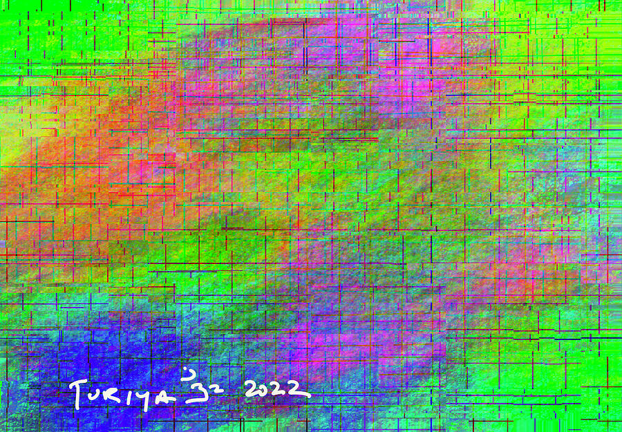 Colorful Grid  Digital Art by Greg Liotta