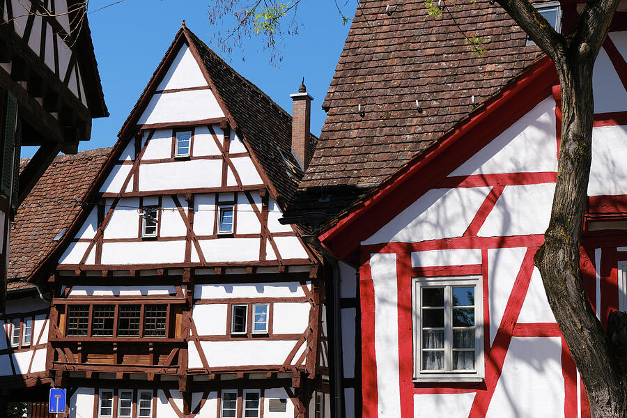 Colorful Half-Timbered Houses in Sindelfingen Germany Photograph by Matthias Hauser Colorful Half-Timbered Houses in Sindelfingen Germany Photograph by Matthias Hauser