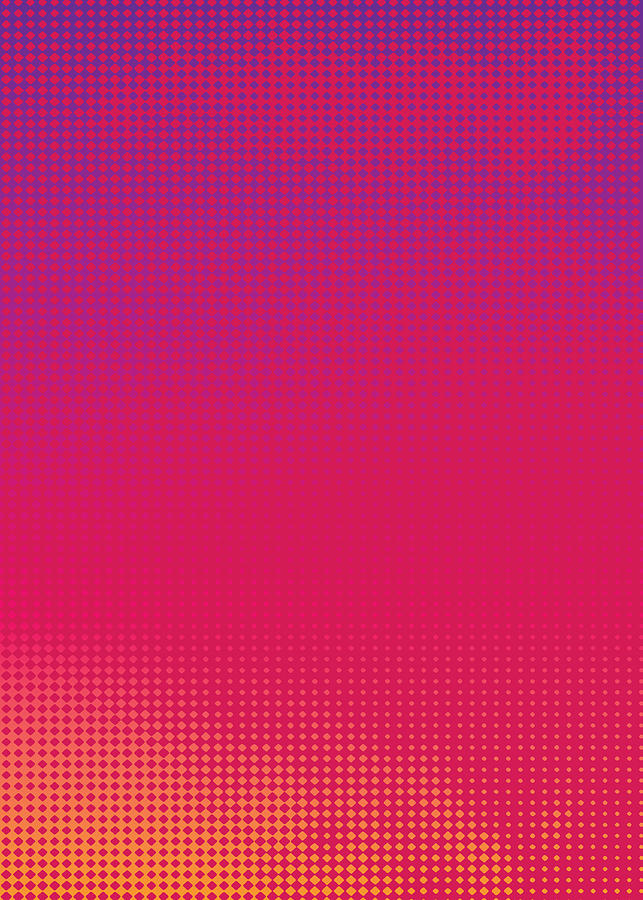 Colorful Halftone Pattern Abstract background suggesting heat Drawing by GeorgePeters