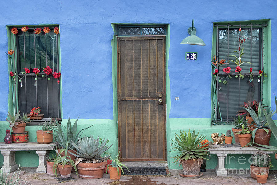Colorful Southwest home Photograph by Bryan Keil