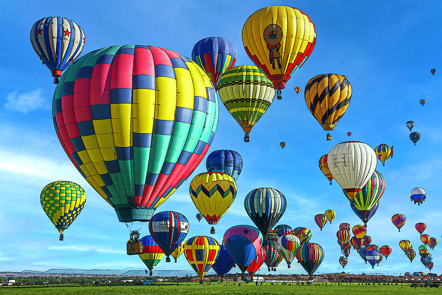 Colorful Hot Air Balloons Photograph by Joe Myeress