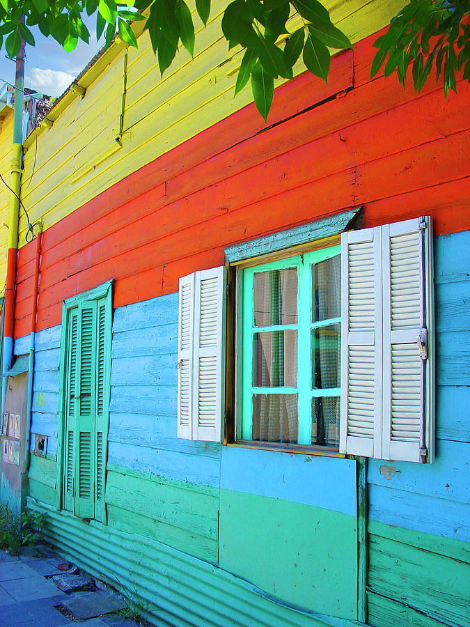 Colorful House, Buenos Aires, Argentina 2005 Photograph