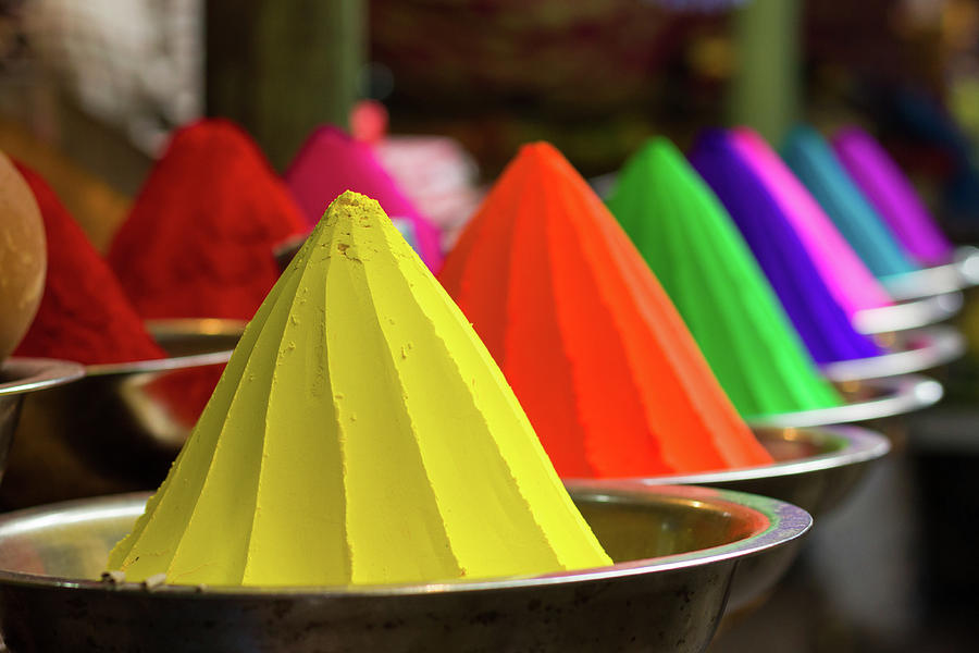 Colorful India Restaurant Decoration Photograph by Josu Ozkaritz