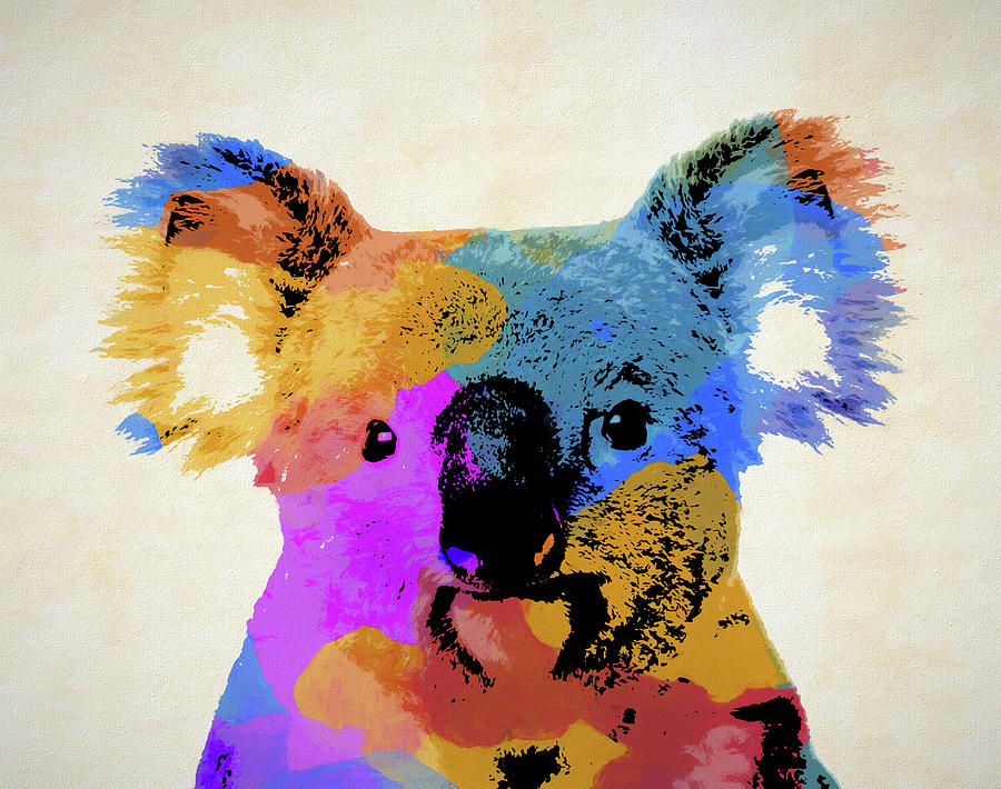 Colorful Koala Painting by Dan Sproul