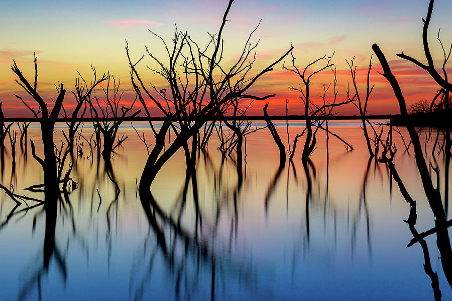 Colorful Lake Sunset 2 Photograph by David Ilzhoefer