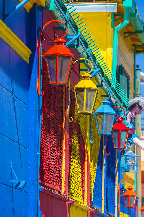 Colorful lamps and facades Photograph by Stuart Dee
