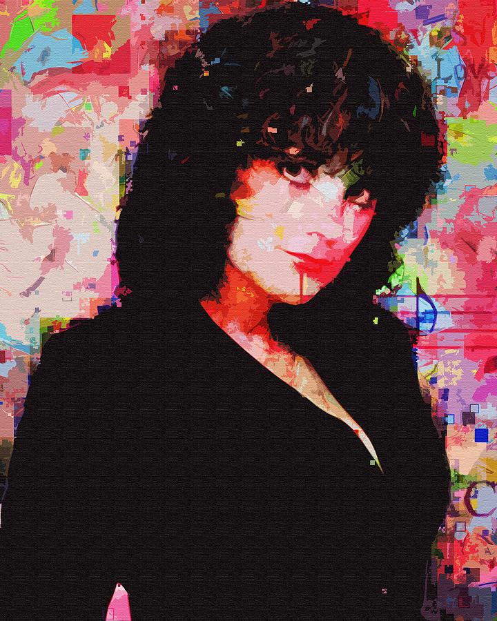 Colorful Linda Ronstadt artwork Digital Art by Streich Roslyn | Pixels