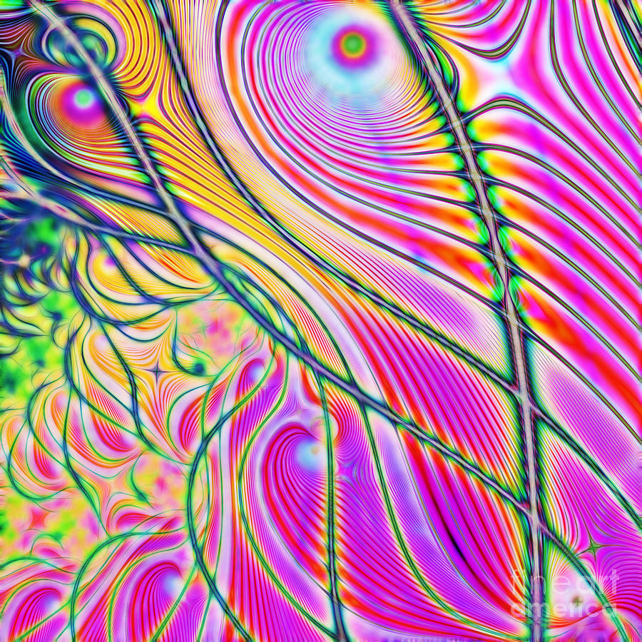 Colorful Lines Digital Art By Galina Lavrova - Fine Art America