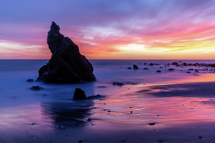 Colorful Malibu Sunset Photograph by Kendrix Thomas - Fine Art America