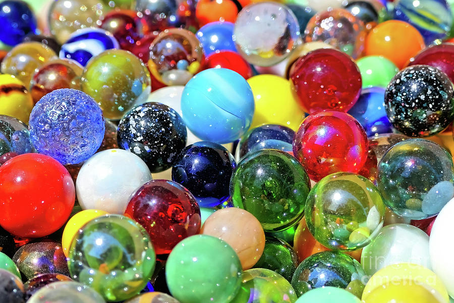 Colorful Marbles Photograph by Vivian Krug Cotton - Fine Art America