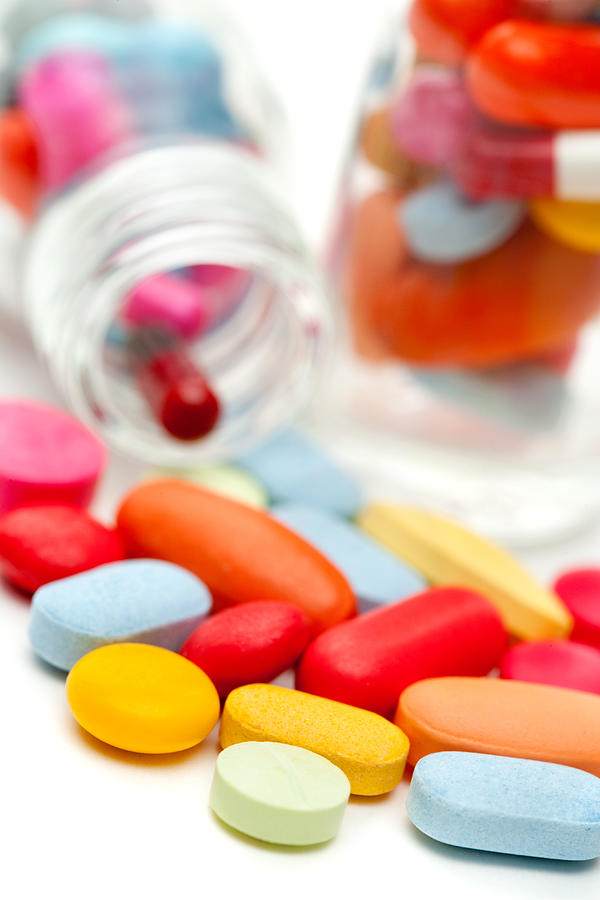 Colorful Medicine Tablets Photograph by ShutterWorx