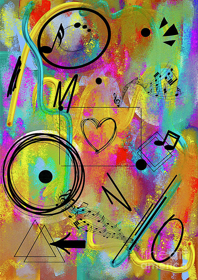 Colorful Melody Digital Art by Lauries Intuitive