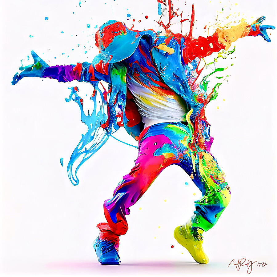 Colorful Mj Digital Art by Carl Pinder Jr - Fine Art America