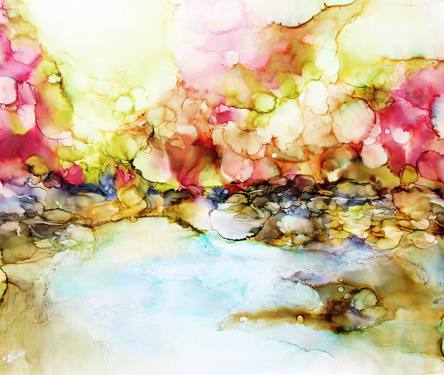 Colorful Morning Painting by Katrina Nixon