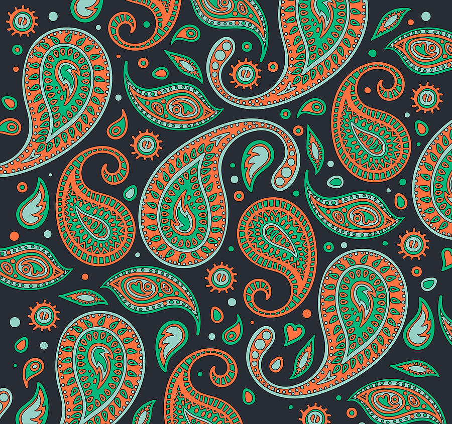 Colorful Paisley Digital Art by R4Design - Fine Art America