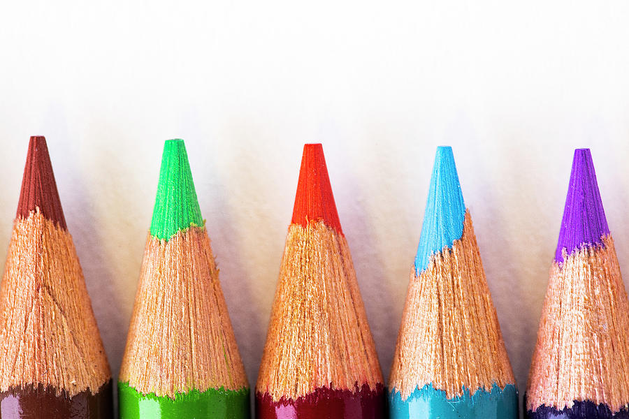 Colorful Pencil Points Photograph by Charles Floyd