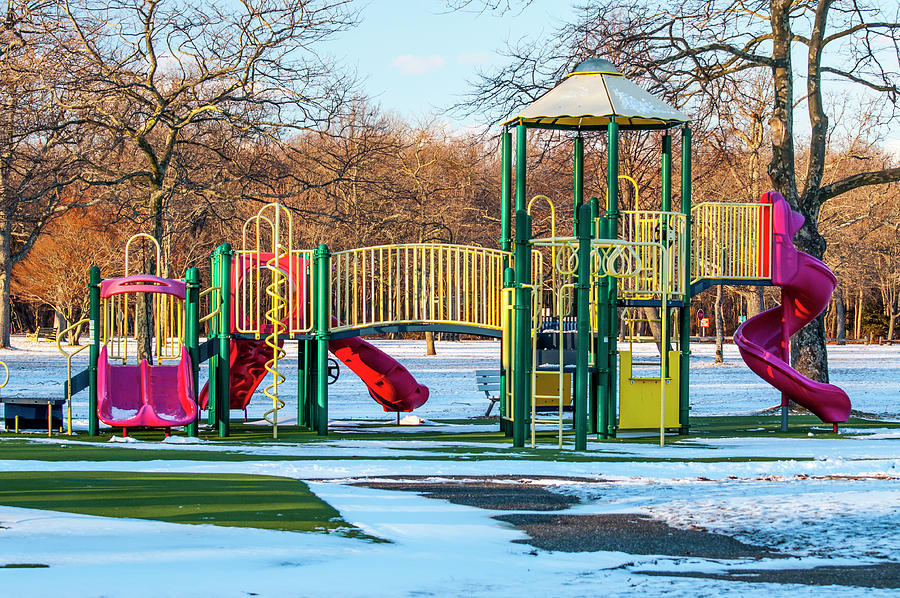 Colorful Playground Photograph by Cathy Kovarik