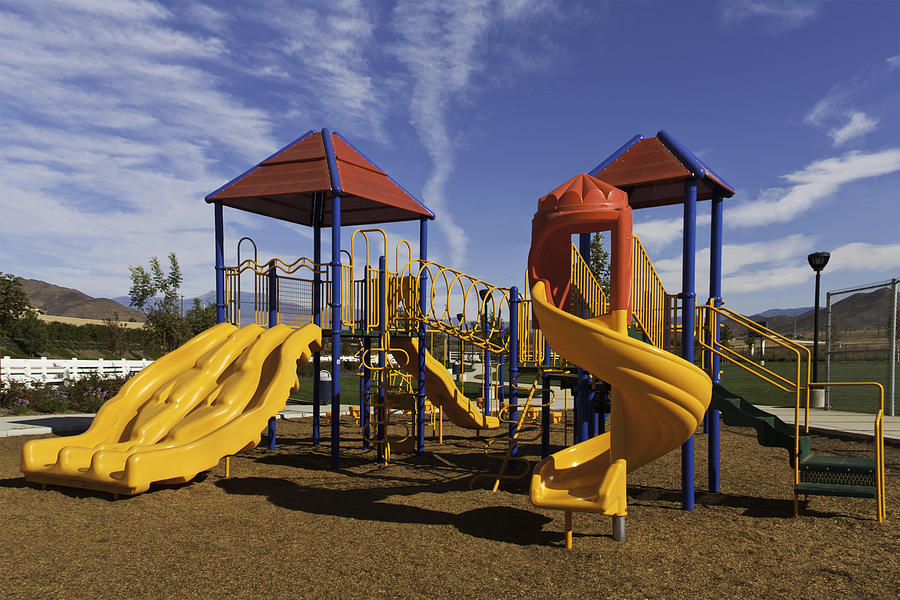 Colorful Playground Photograph by Ron and Patty Thomas