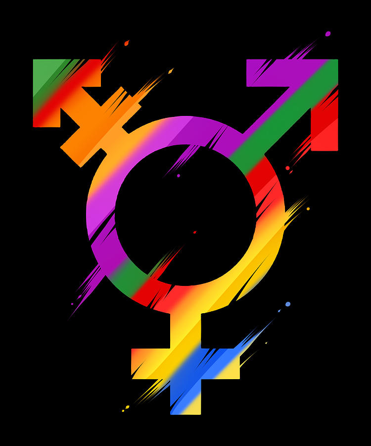 Colorful Rainbow Transgender Symbol Lgbtq Pride Month Digital Art By Jan Bleke Fine Art America 9610