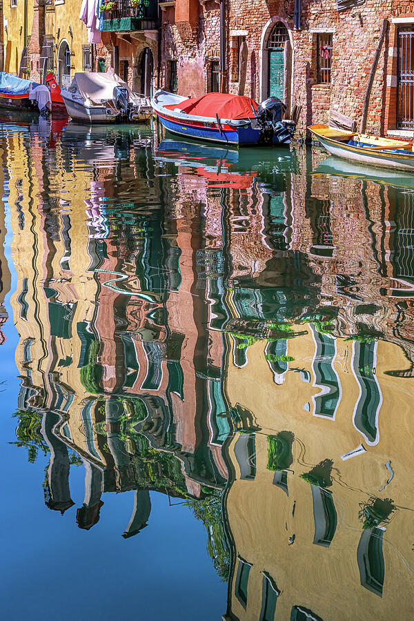 Colorful Reflections In Venice Photograph by Elvira Peretsman
