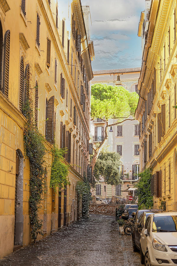 Colorful Rome Alley Photograph by Kimberly Lewis - Fine Art America