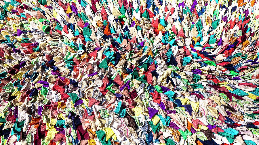 Colorful Rug Photograph by David Morehead