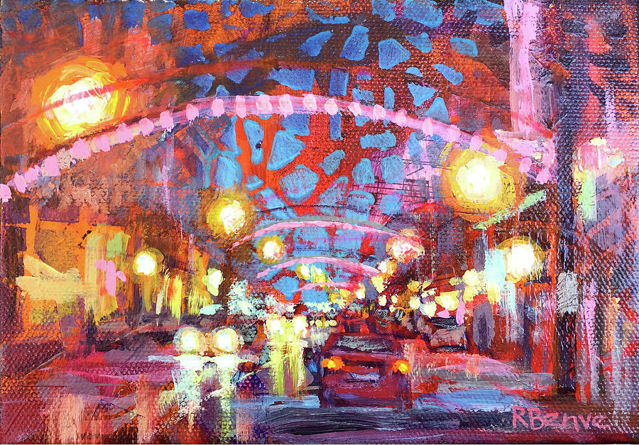 Colorful Short North Painting by Robie Benve