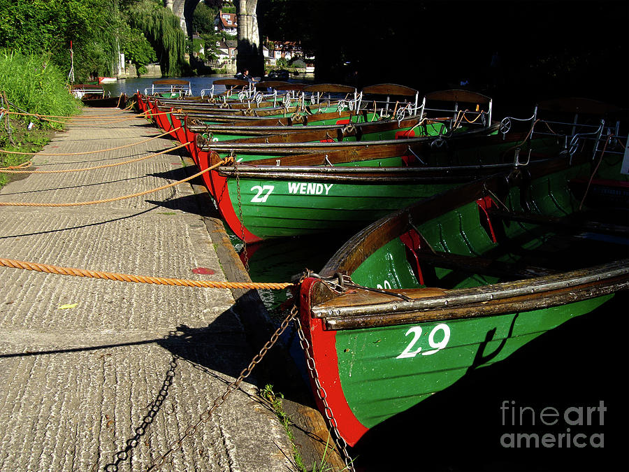 Colorful Skiffs Photograph by Doc Braham