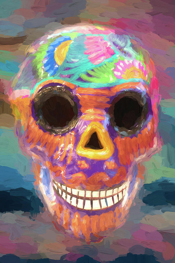 Colorful Skull Photograph