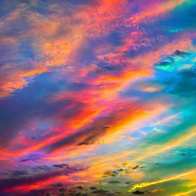 Colorful Sky Magic Digital Art by Rajat Narang - Fine Art America