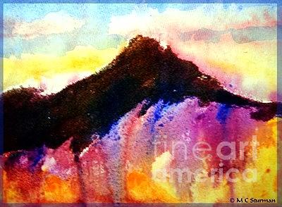 Colorful southwest landscape Painting by M c Sturman