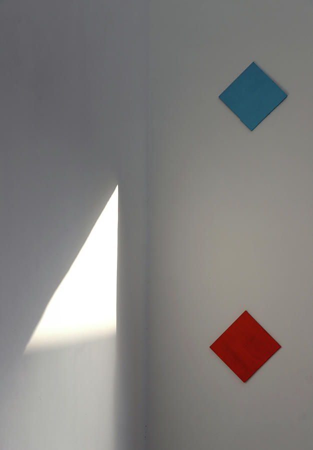 Colorful Squares Vs Light Triangle Photograph by Prakash Ghai Colorful Squares Vs Light Triangle Photograph by Prakash Ghai