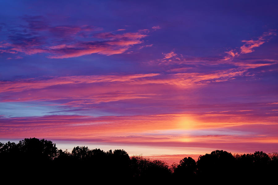 Colorful Sunrise Photograph by Sally Weigand