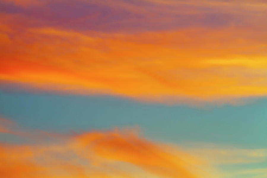 Colorful Sunset Clouds Photograph by Bonnie Follett
