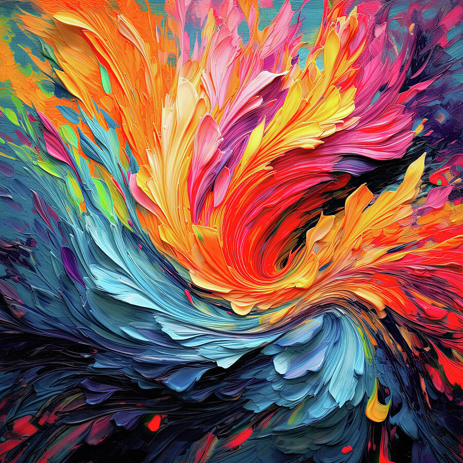 Colorful Swirl Art Digital Art by Gian Smith