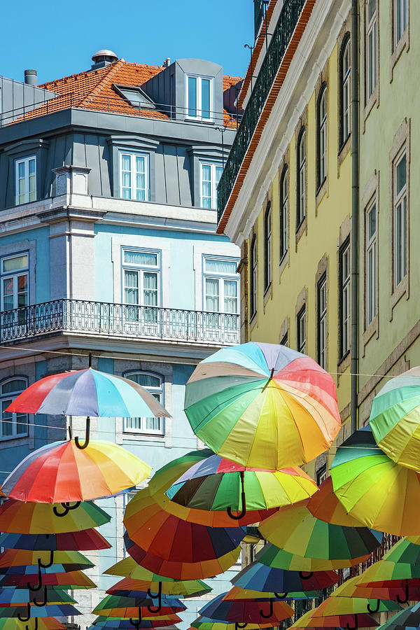Colorful Umbrellas II Photograph by Carlos Caetano